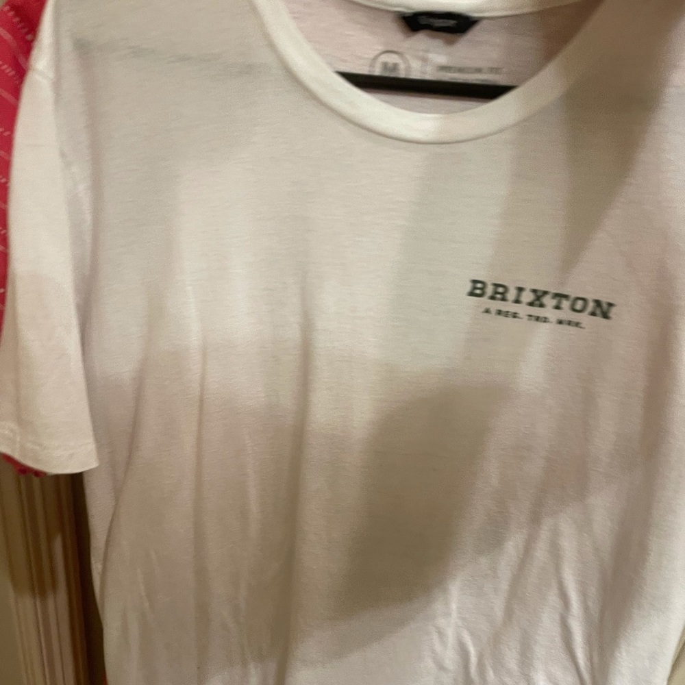 Britton white cotton t shirt